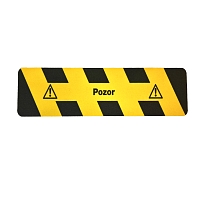 Protiskluzová podlahová značka - Pozor, černá / žlutá